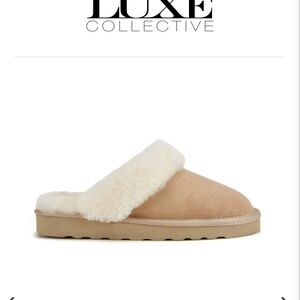 NWT Australia Luxe Collective, Mool Slipper, Sand (Tan), Size 8